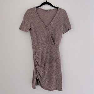 Zara T-shirt dress with ruched side size small